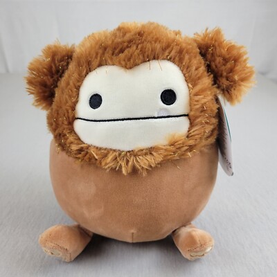 Squishmallow Kellytoy Plush Benny The Brown Big Foot Yeti 8  NWT