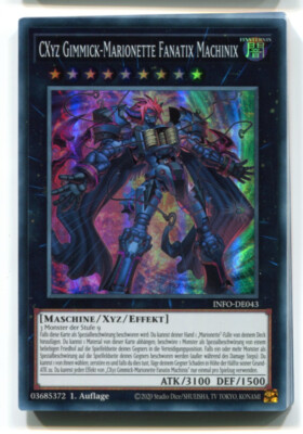 Yu-Gi-Oh! CXYz Gimmick Marionette Fantasix Machinix Super Rare INFO-DE043