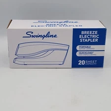 Swingline Breeze Automatic Stapler Full Strip 20-Sheet Capacity Black 42132