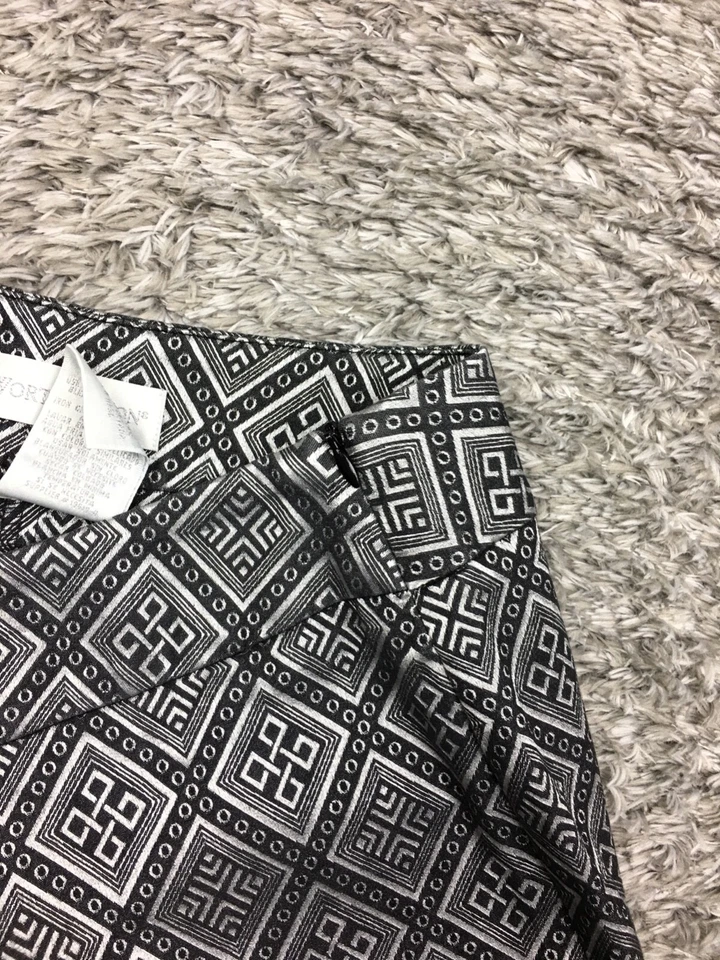 Pantalones de vestir Worthington pierna recta para mujer talla 6 gris plata diseño cremallera lateral Foto 4 de 4