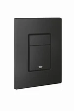 GROHE matt black WC dual flush plate Double Vertical Horizontal 38966KF0