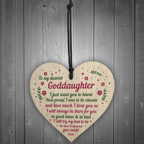 Handmade Goddaughter Gift Wooden Heart Goddaughter Birthday Gift From Godparent Ebay Handmade Goddaughter Gift Wooden Heart Goddaughter Birthday Gift From Godparent Ebay