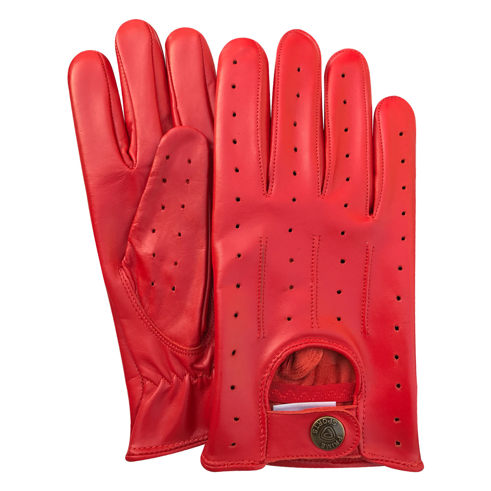 Premium Motorbike Fashion Mens Unlinded Soft Leather Winter Driving