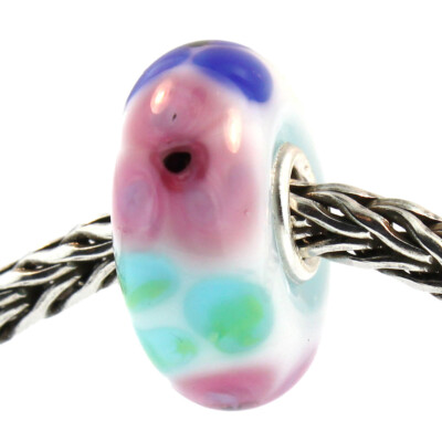 Authentic Trollbeads Glass 61375 French Anemone :1