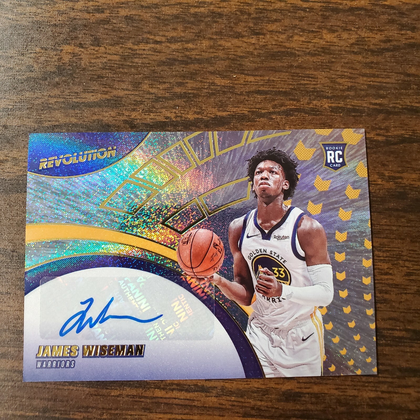 2020-21 Panini Revolution Basketball Autograph Warriors JAMES WISEMAN RC Auto