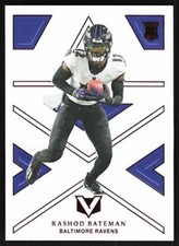 Rashod Bateman 2021 Panini Chronicles Vertex # V-12 RC Red 159/199 Baltimore Rav