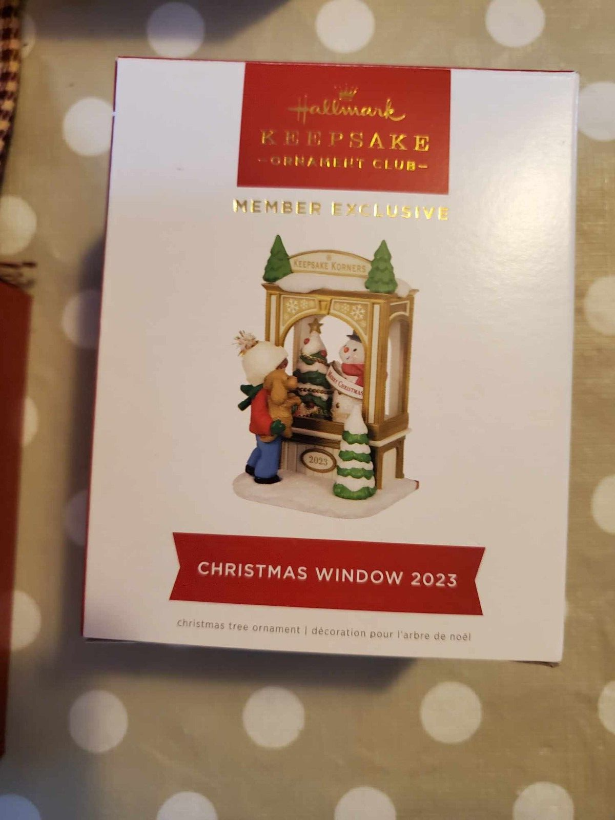 2023 Hallmark Keepsake Ornament Club Christmas Window 2023 Membership