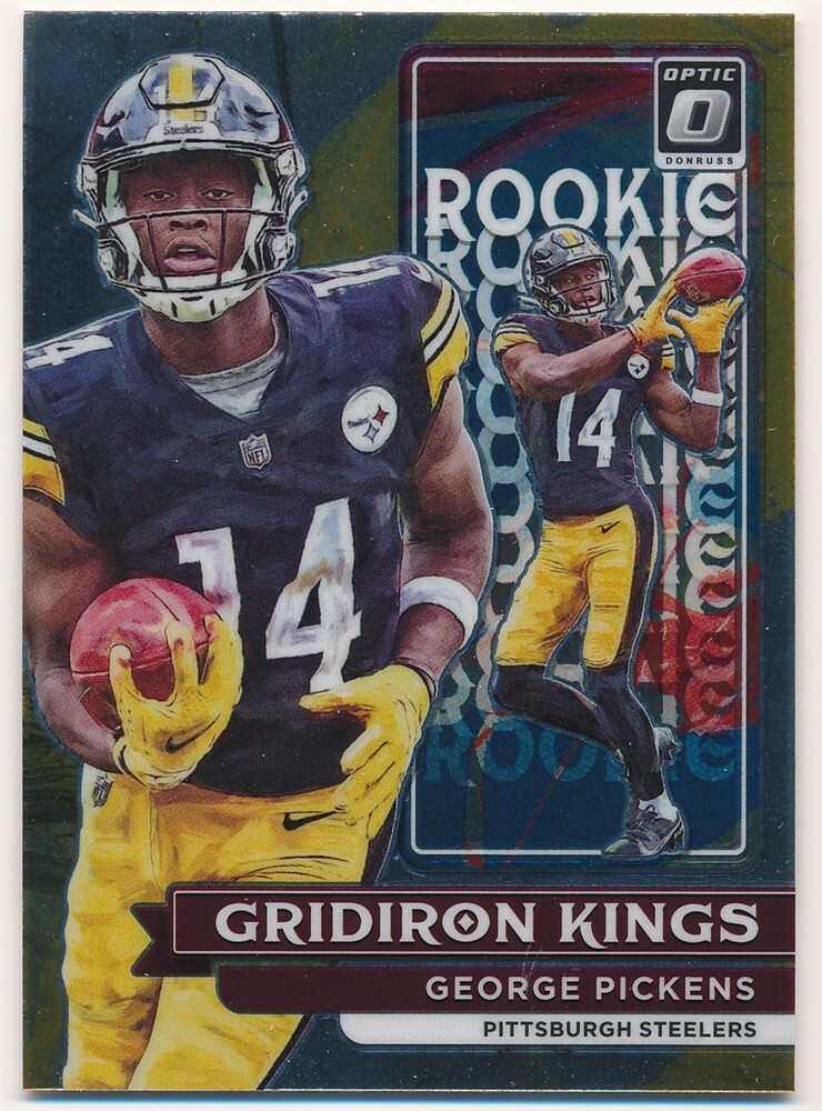 GEORGE PICKENS 2022 DONRUSS OPTIC GRIDIRON KINGS ROOKIE #RGK-15 RC STEELERS MINT