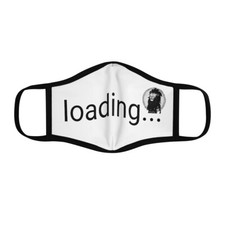 loading... fitted polyester face mask