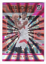 2022-23 Panini Donruss Pascal Siakam #5 Franchise Features Pink Holo Laser #/50