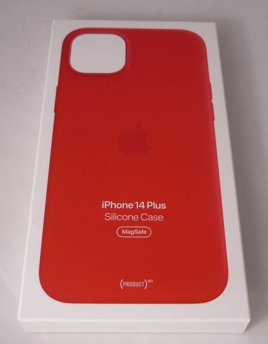 Véritable Apple IPHONE 14 Plus Silicone Magsafe Étui/Housse - Produit (Rouge) - Photo 2 sur 9
