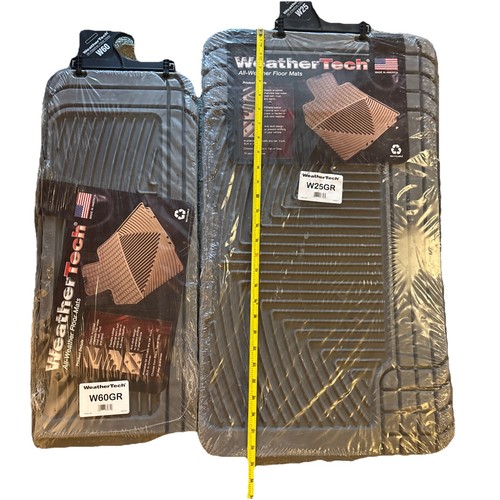 WeatherTech All-Weather Floor Mats for W25-W60 Gray Set - Picture 8 of 9