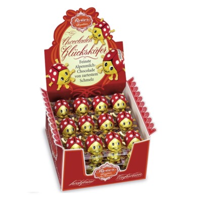 (62,83 /1kg) Reber Chocolade-Glückskäfer 15g Pralinen 48 Stück