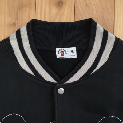 BAPE × KAWS milo sweat varsity jacket a bathing ape NIGO