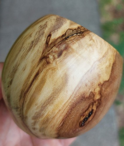 Olive Wood Small Bowl! Beautiful Grain ๐ ~Dovecote Woodworking~ (674) - Picture 6 of 13