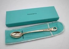 VTG 2000 Tiffany & Co. Man in the Moon and Stars 925 Sterling Silver Baby Spoon