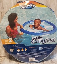 SwimWays Toddler Spring Float Blue Swim Step 2 Ages 2-4 New Free Shipping