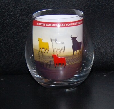 OSBORNE Veterano Ritzenhoff Glas -mit  4 Stieren Sammler Edition Spanien Glas