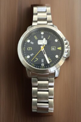 Just Cavalli Men's SPORT Luminous Stainless Steel Date Wristwatch