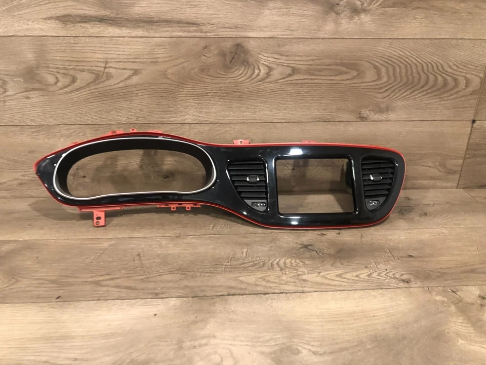 13-2016 道奇 DART SPEEDOMETER 集群屏幕 DASH TRIM BEZEL 面板红线原始设备制造商  — 第 2/4 张图片