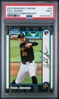 2024 Bowman Chrome 1999 Bowman Chrome 25th Anniversary #18 Paul Skenes RC PSA 9