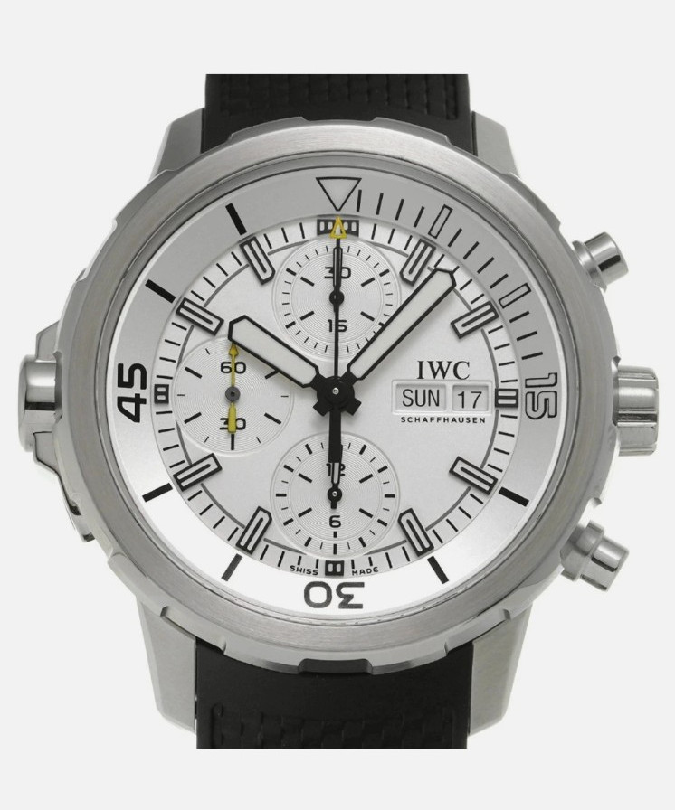 IWC Aquatimer Chronograph IW376801 Silver Men's Used Watch #91130 New with box