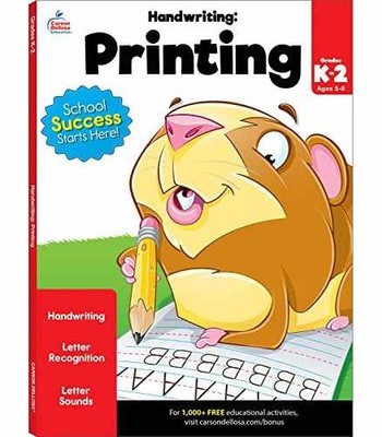 Carson Dellosa Kids Handwriting Workbook for Practice - Paperback - Very Good o