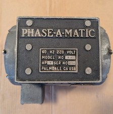 Phase-A-Matic R-5 5HP Rotary Phase Converter Open Box