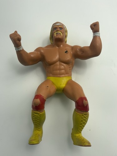 1984 LJN Titan Superstars Hulk Hogan 8�  Solid Rub...