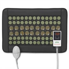 UTK Far Infrared Natural Jade and Tourmaline Heating Pad for Back, Small Pro