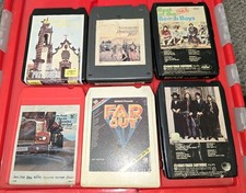 Lot Of 75 Miscellaneous 8 Track Tapes  Cleaning Cartridges Look 