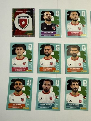 Panini Fifa World Cup 2026 WM Sticker zum aussuchen Komplettes Jordanien Team