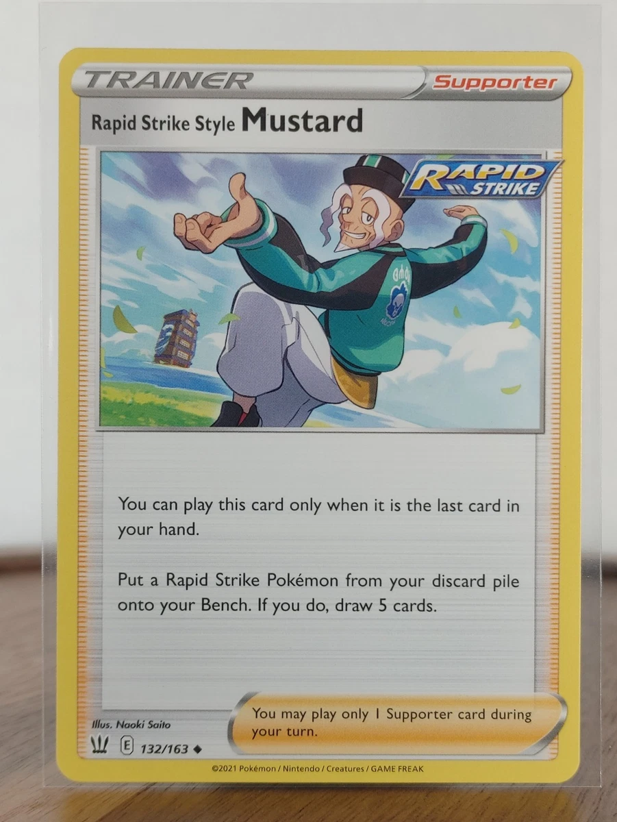 Rapid Strike Style Mustard Pokmon TCG Cards for sale | eBay Rapid Strike Style Mustard Pokmon TCG Cards for sale | eBay