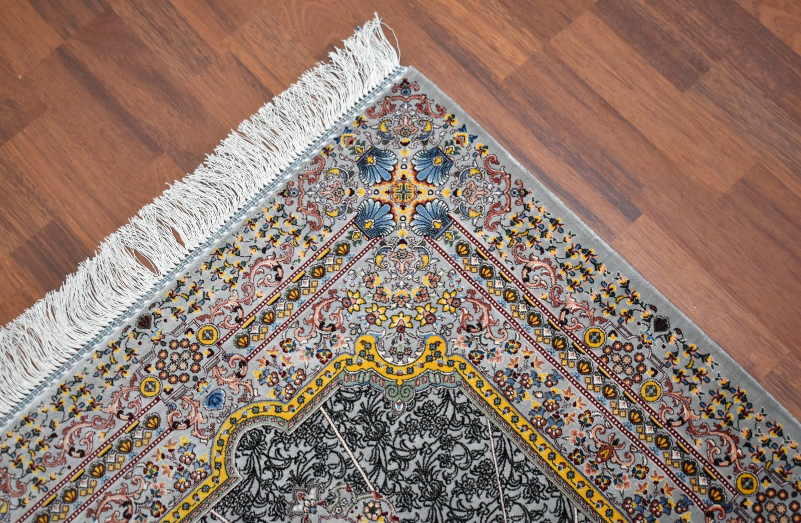 Silk Rug 100 % Bamboo Silk Rug 31'' x 47'' Home Decor Rug Small Bamboo Wall Rug