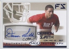 2015 Sage Auto Platinum 1/10 Derron Smith #A43 Auto 2b2