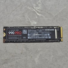 Samsung 990 PRO 2TB PCIe 4.0 NVMe M.2 V-NAND SSD - 100% Health - Low Usage   40h