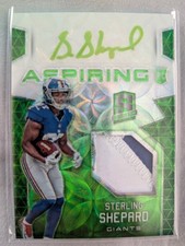 STERLING SHEPARD 2016 Panini Spectra NEON GREEN RELIC AUTO 13/25 RC Card PWE
