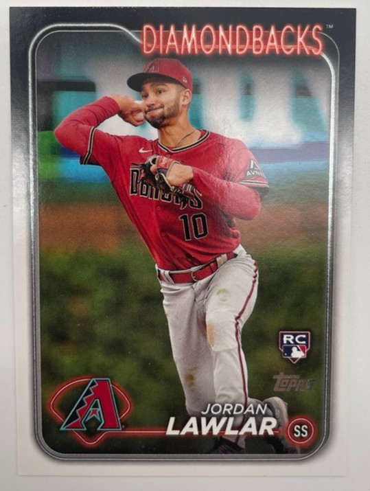 2024 Topps Series 2 - Jordan Lawlar #451 (RC) Diamondbacks
