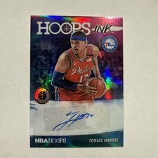 2019-20 Panini NBA Hoops Premium Stock - Hoops Ink Tobias Harris #HI-TBH (AU)
