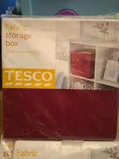 Tesco Fabric Storage Box - Stylish Organiser for Home