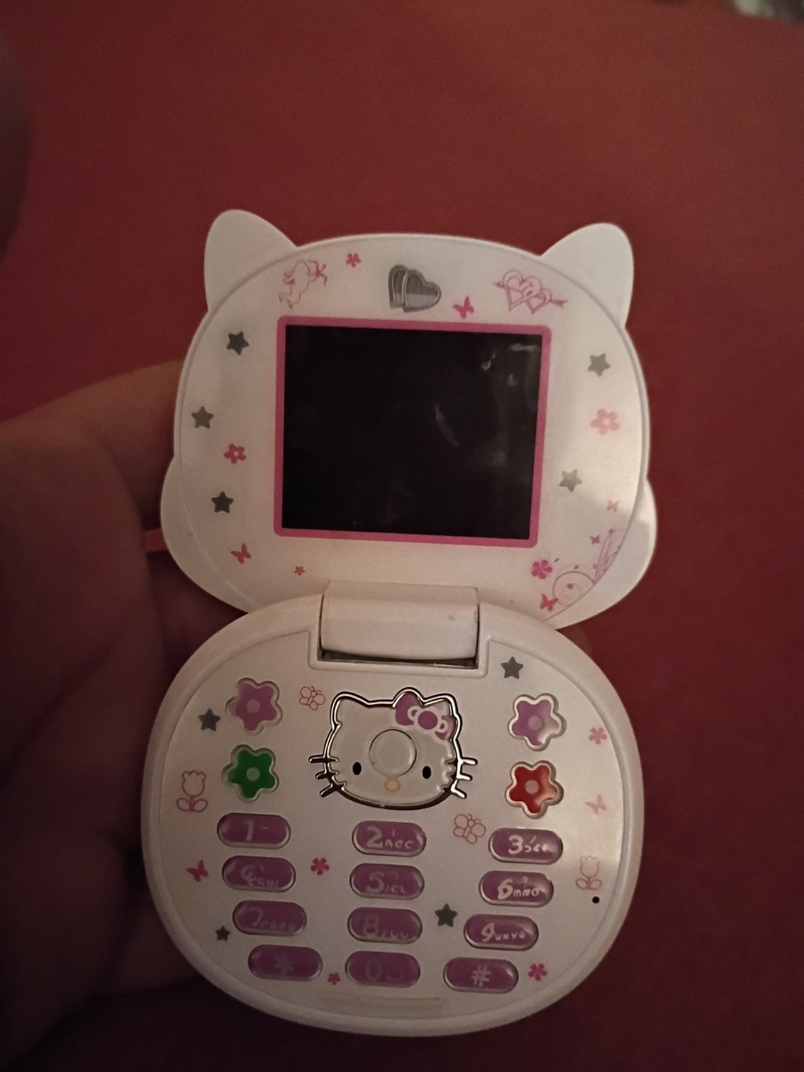 Hello Kitty Flip Phone Kawaii 2025 -Sanrio Cartoon Kids Phone 4G