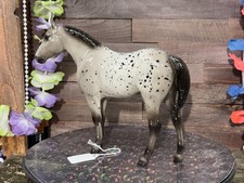 Breyer Model Horse Glossy Vintage Grey Appaloosa Yearling QH CM=)