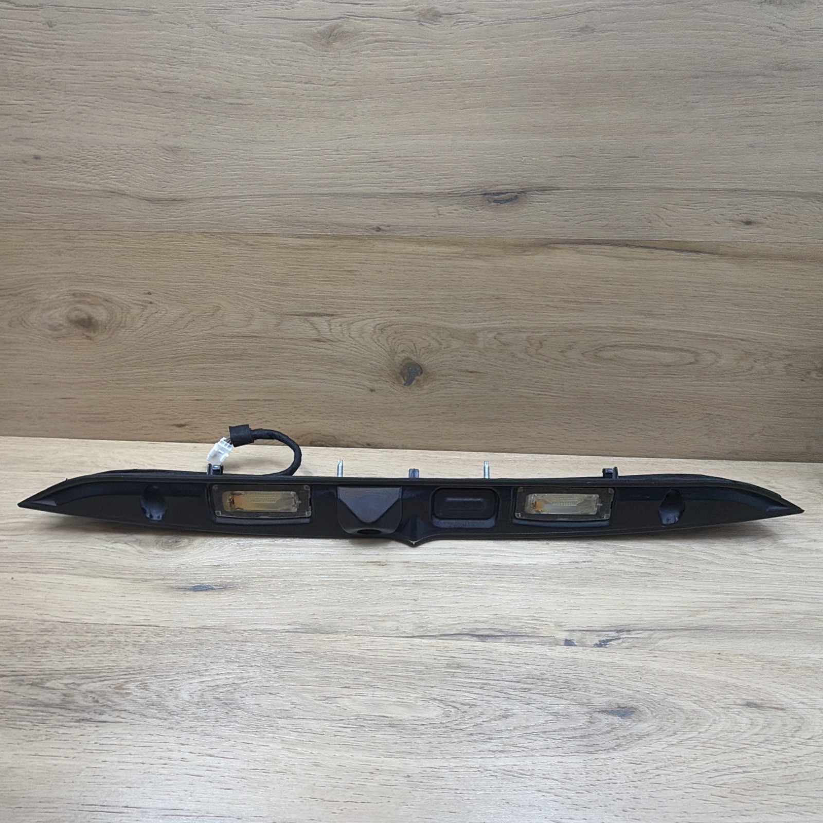 🟢 OEM Maserati M157 Ghibli 14-17 Rear Trunk Camera Trim Handle Lights GRAY🟢