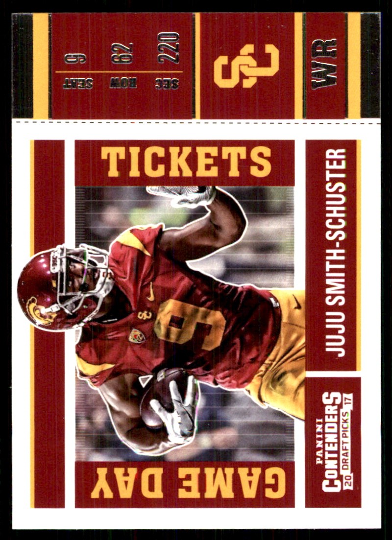 JuJu Smith-Schuster Panini Contenders Draft Picks School Colors #5 Base
