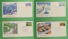 DR WHO 1979 CHINA PRC 4 FDC GREAT WALL SEASONS FLEETWOOD CACHET R74779