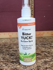 NaturVet BITTER YUCK No Chew Spray For Dog/Cat/Horse - Water Based 8 oz