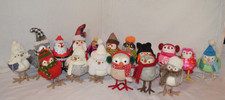 Lot of 17 Target Featherly Friends Fabric Birds All Seasons