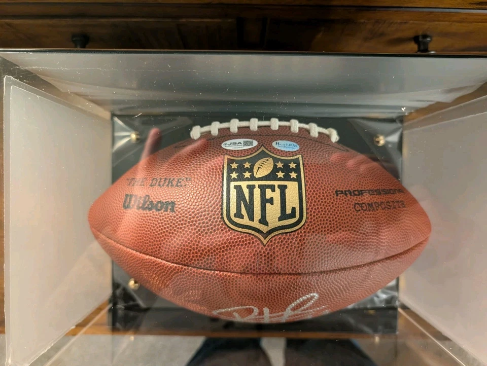 Steelers Troy Polamalu Signed NFL Team Issued Wilson NFL Football JSA - Image 2 of 3