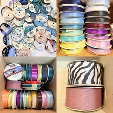 Lot Of Vintage Ribbon 60+ New & Partial Rolls...