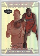 2007-08 Topps Co-Signers Silver Red Foil 35/39 Stephane Lasme Brandan Wright sb0